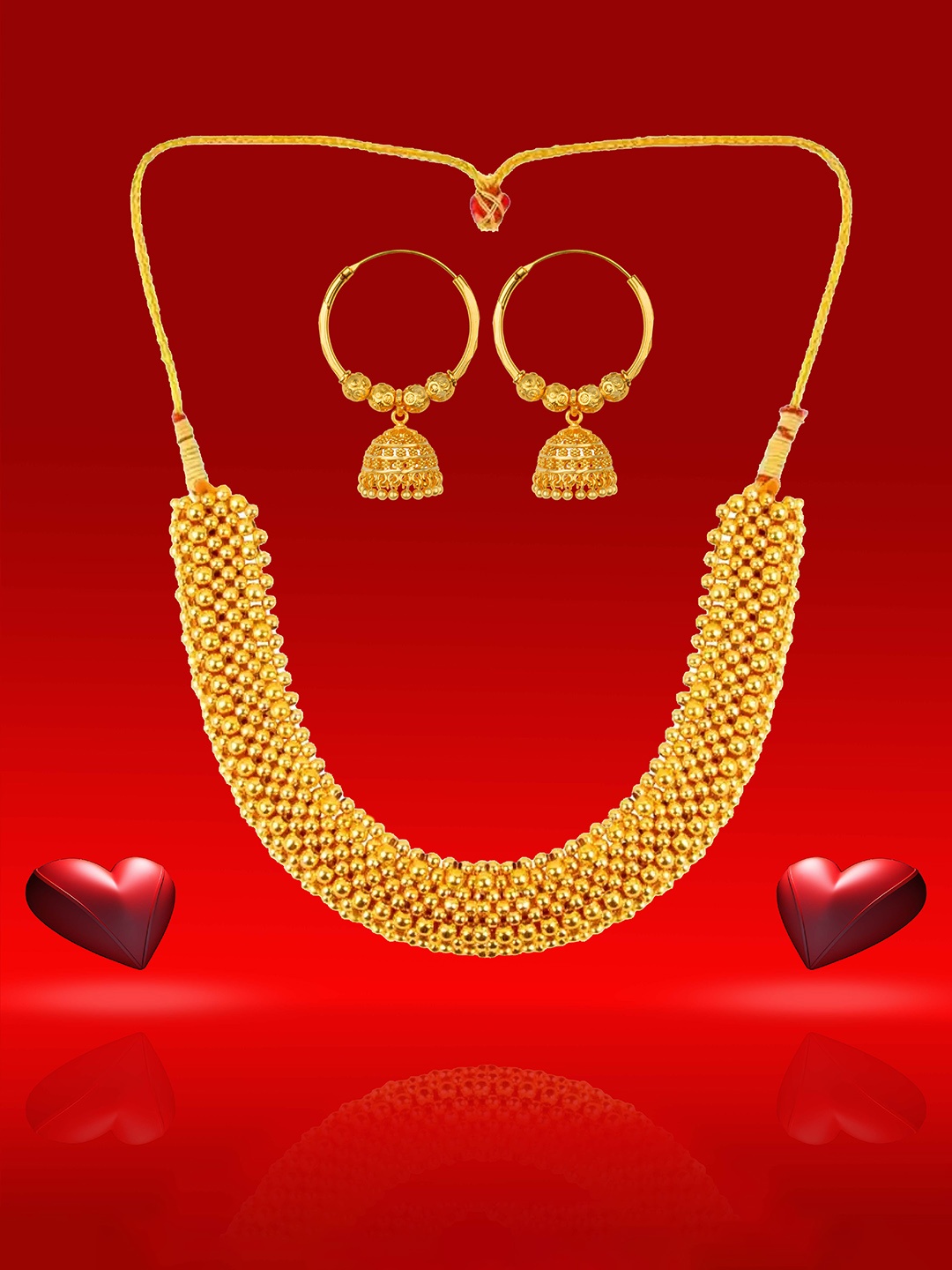 

Heer Collection Gold-Plated Jewellery Set