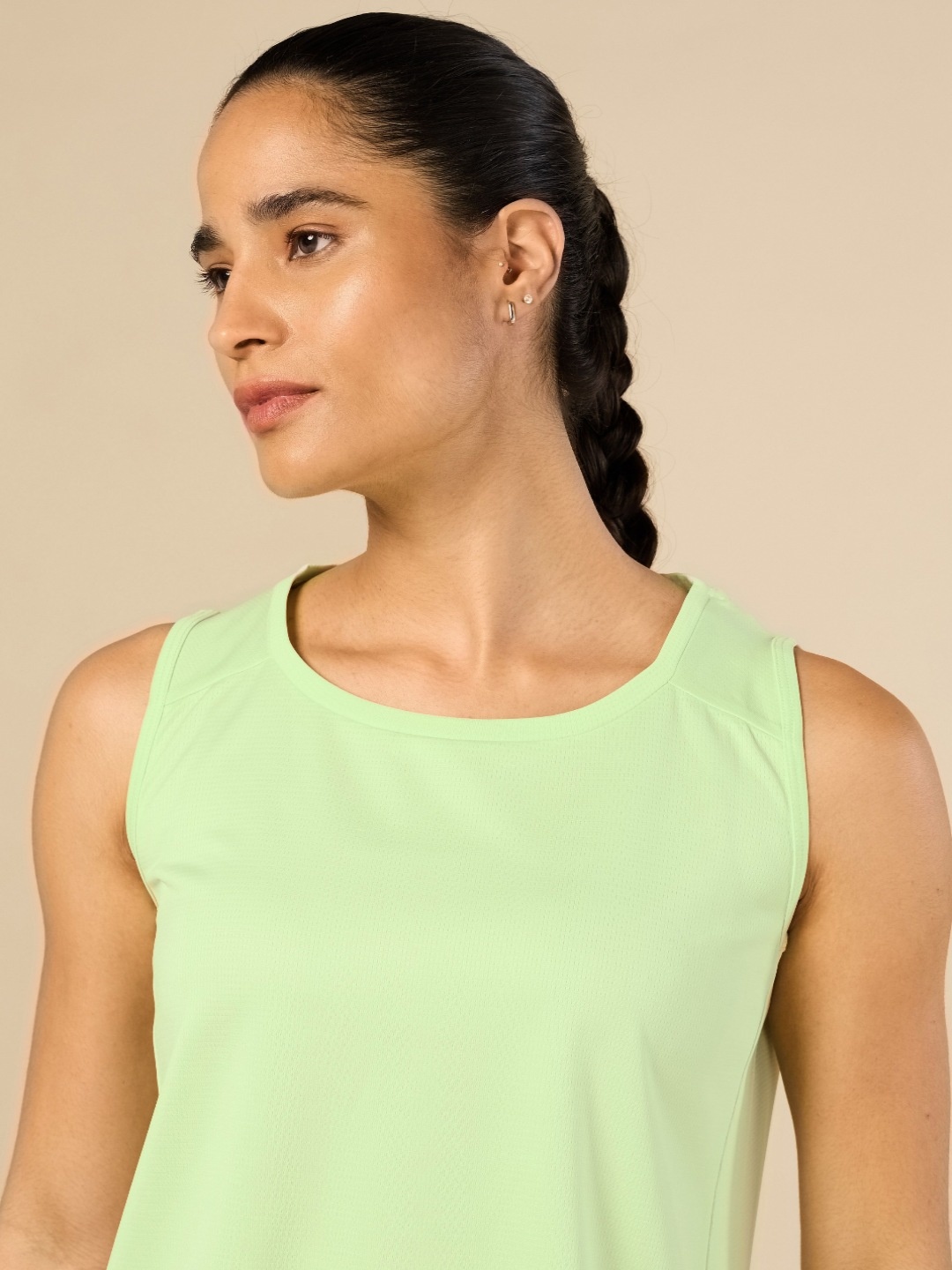 

Women's Stay Fit Performance Tank, Lime green