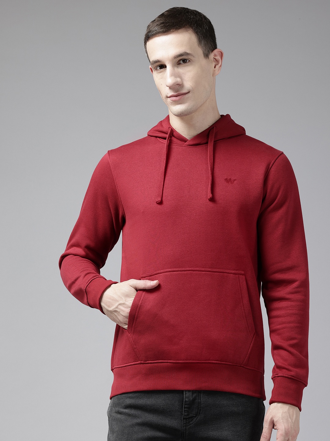 

Wildcraft Hooded Sweatshirt, Maroon
