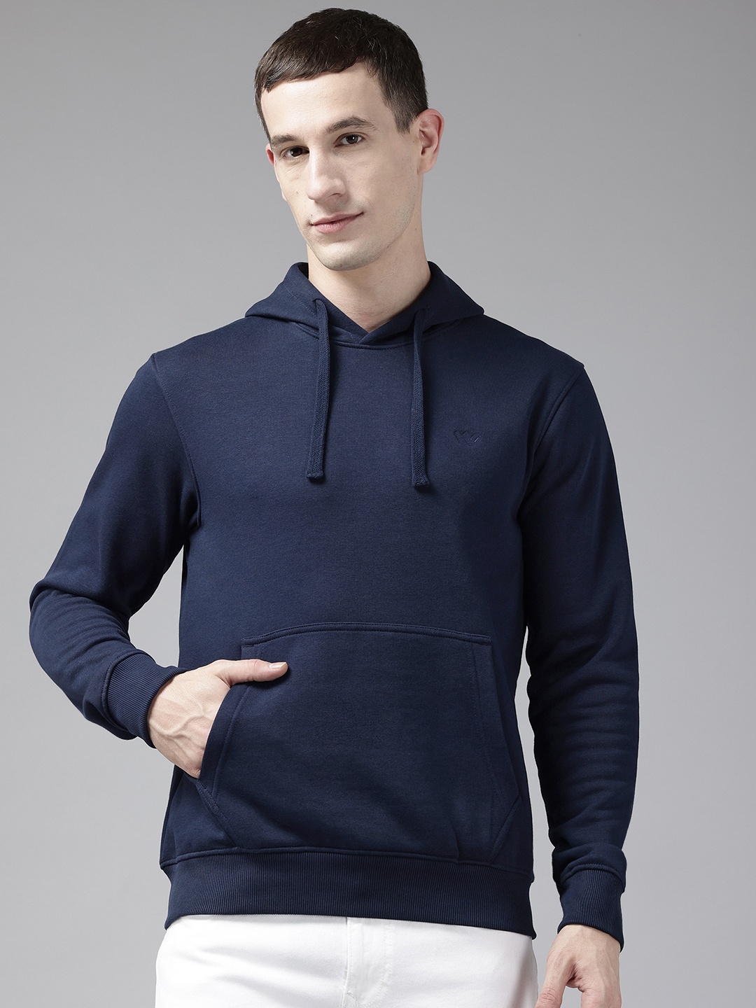 

Wildcraft Hooded Sweatshirt, Navy blue