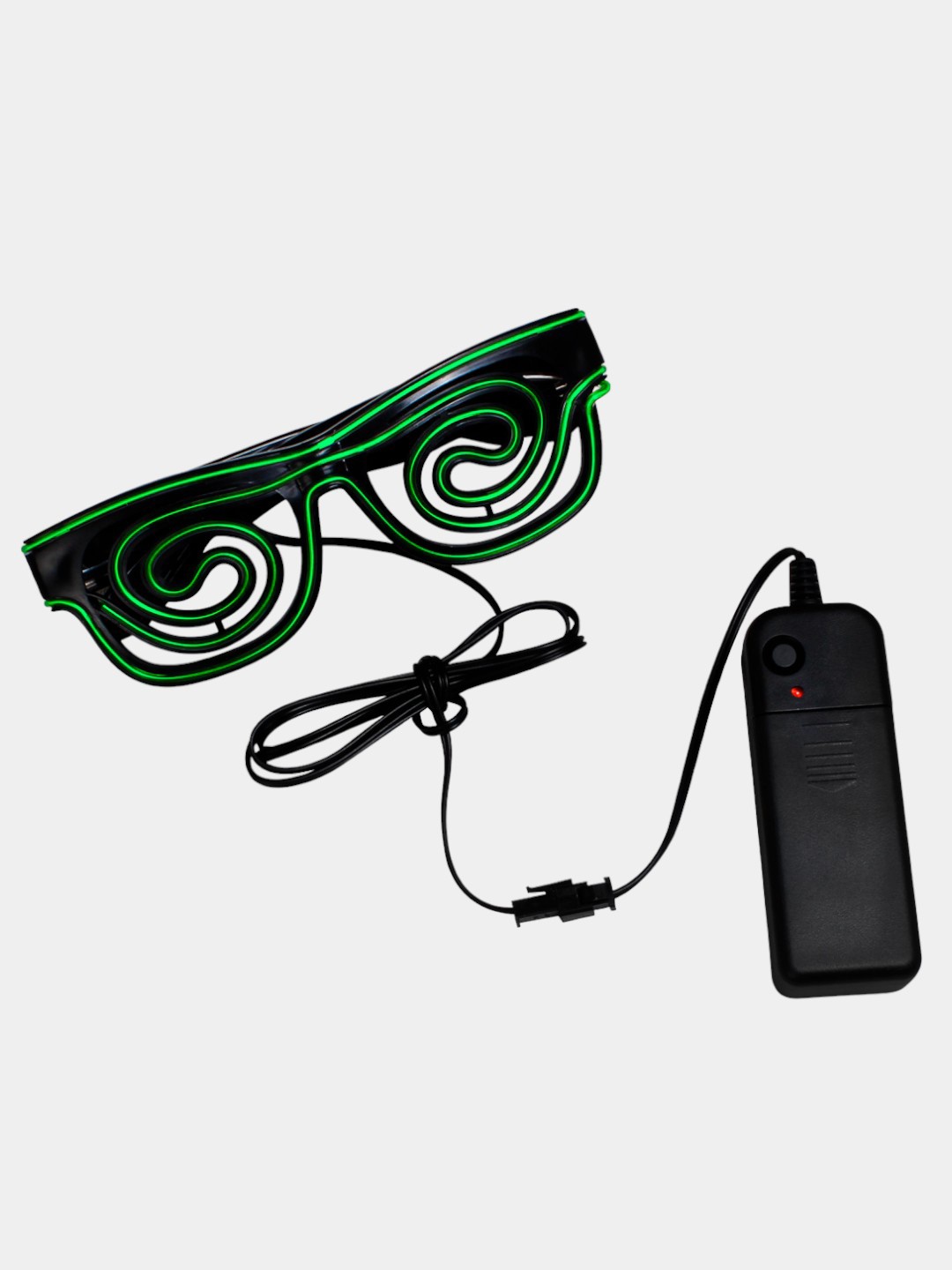 

Hookaba Green Spin Shade Unisex LED Party Halloween Live Concert Glasses