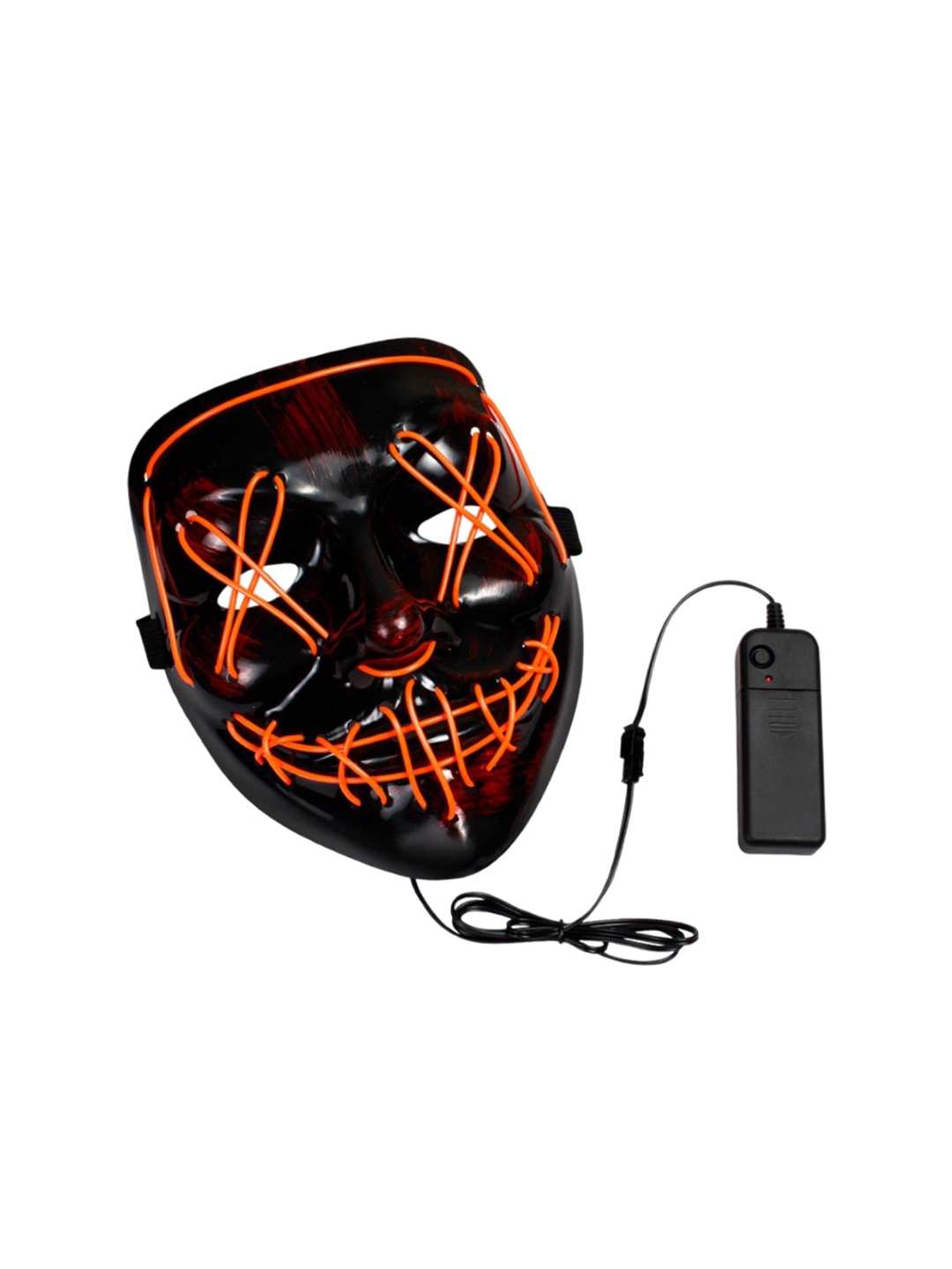 

Hookaba Dark Dazzle LED Halloween Live Concert Mask, Orange