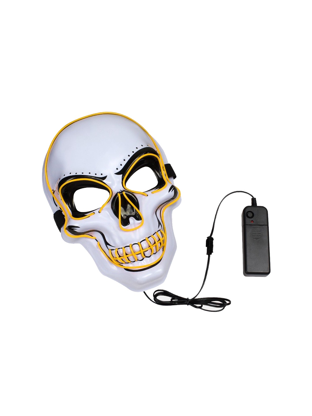 

Hookaba Yellow Glint Gaze Unisex LED Party Halloween Live Concert Mask