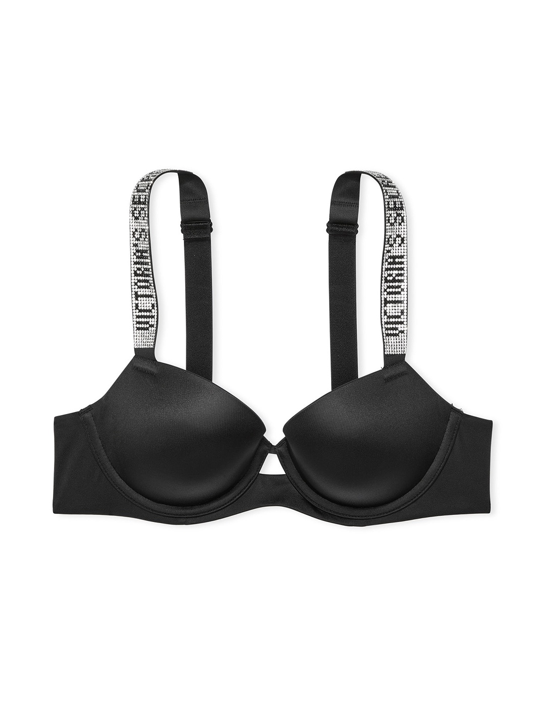 

Victoria's Secret Medium Coverage Underwired Lightly Padded T-shirt Bra, Black