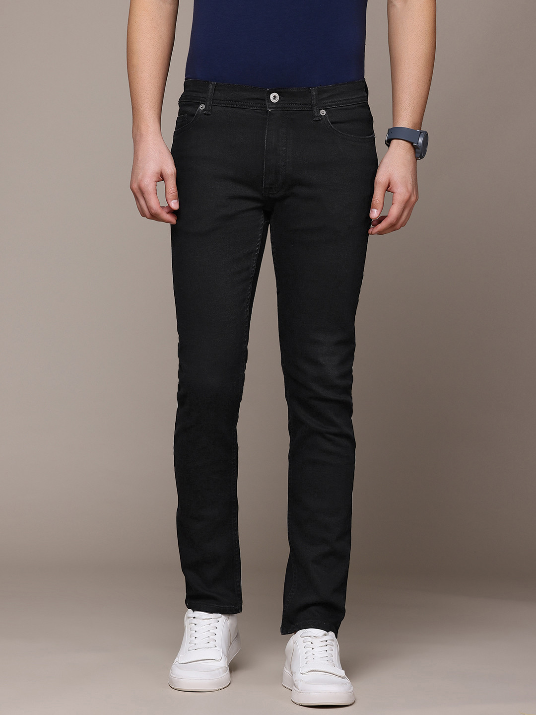 

MANGO MAN Slim Fit Stretchable Jeans, Black