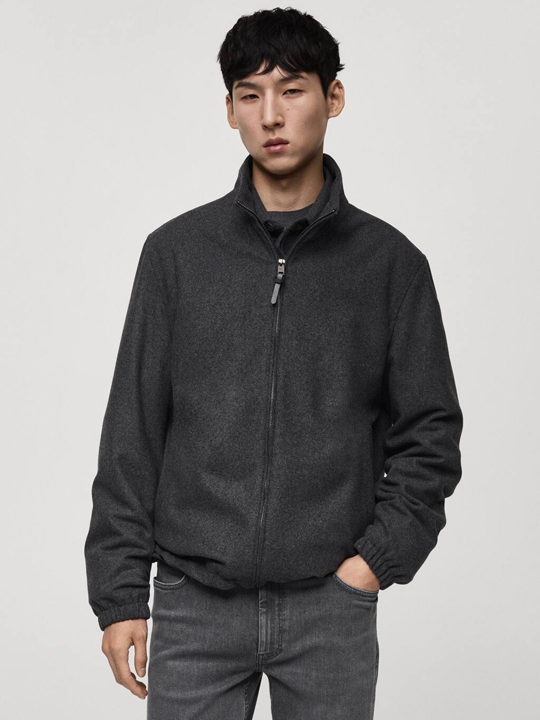 

MANGO MAN Tailored Jacket, Charcoal