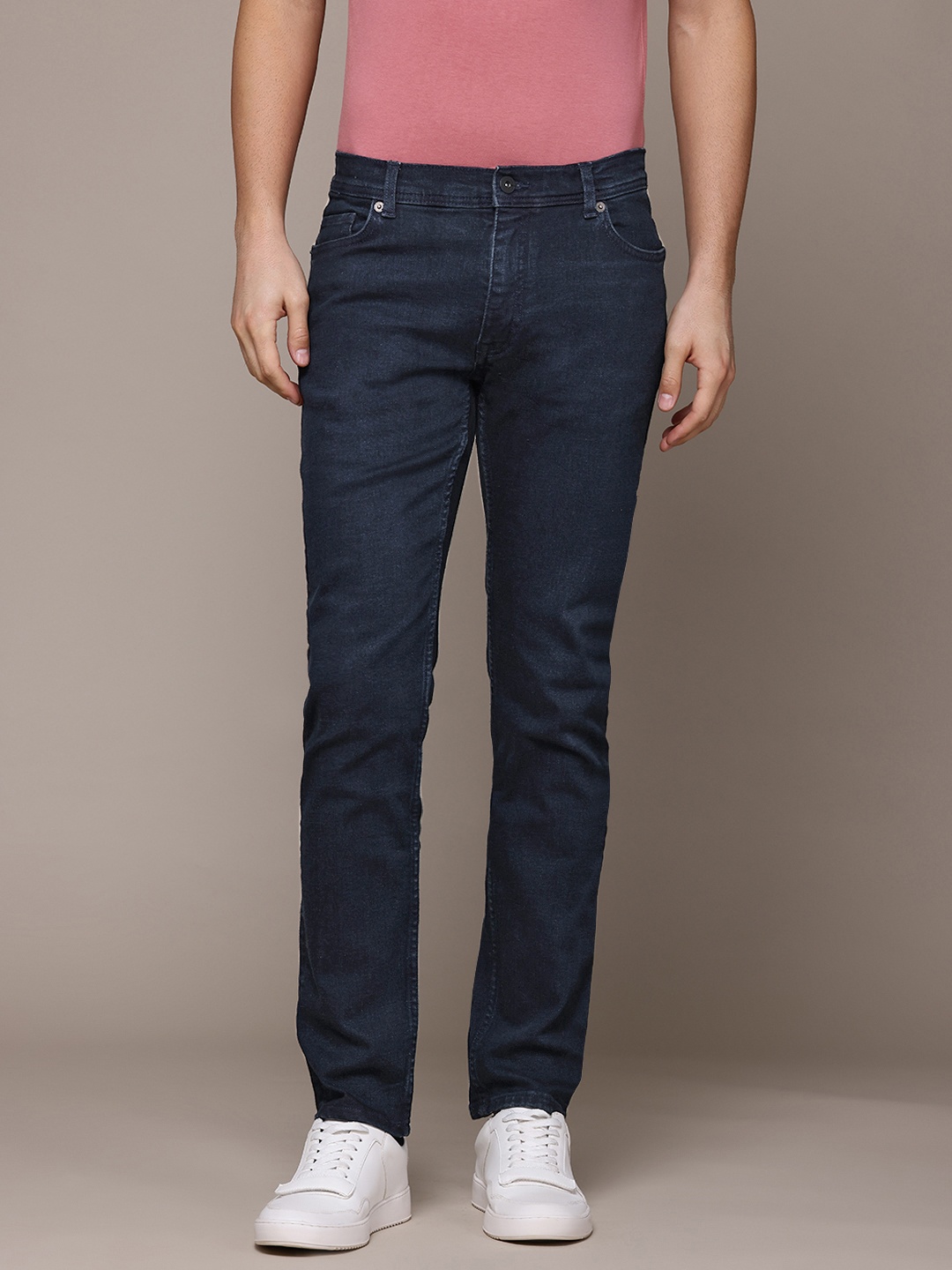 

MANGO MAN Slim Fit Stretchable Jeans, Navy blue