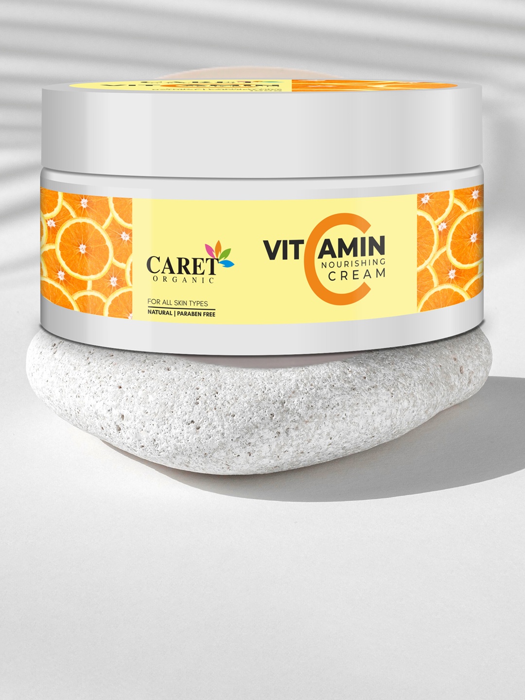 

CARET ORGANIC Vitamin C Nourishing Cream For Skin Moisturizing - 100 g, White