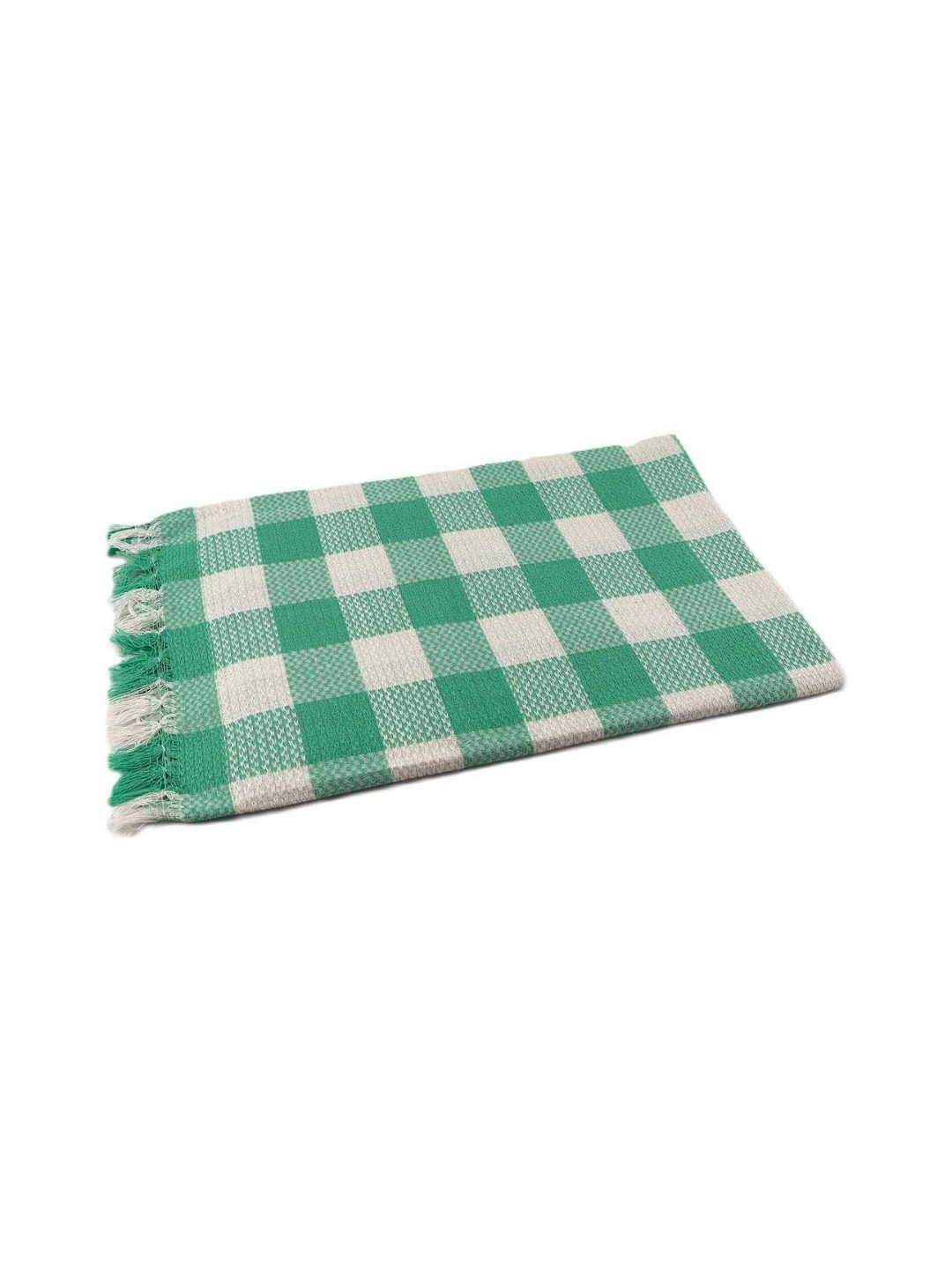 

BOMBAY DYEING Sea Green & White Striped Pure Cotton 200 GSM Bath Towel