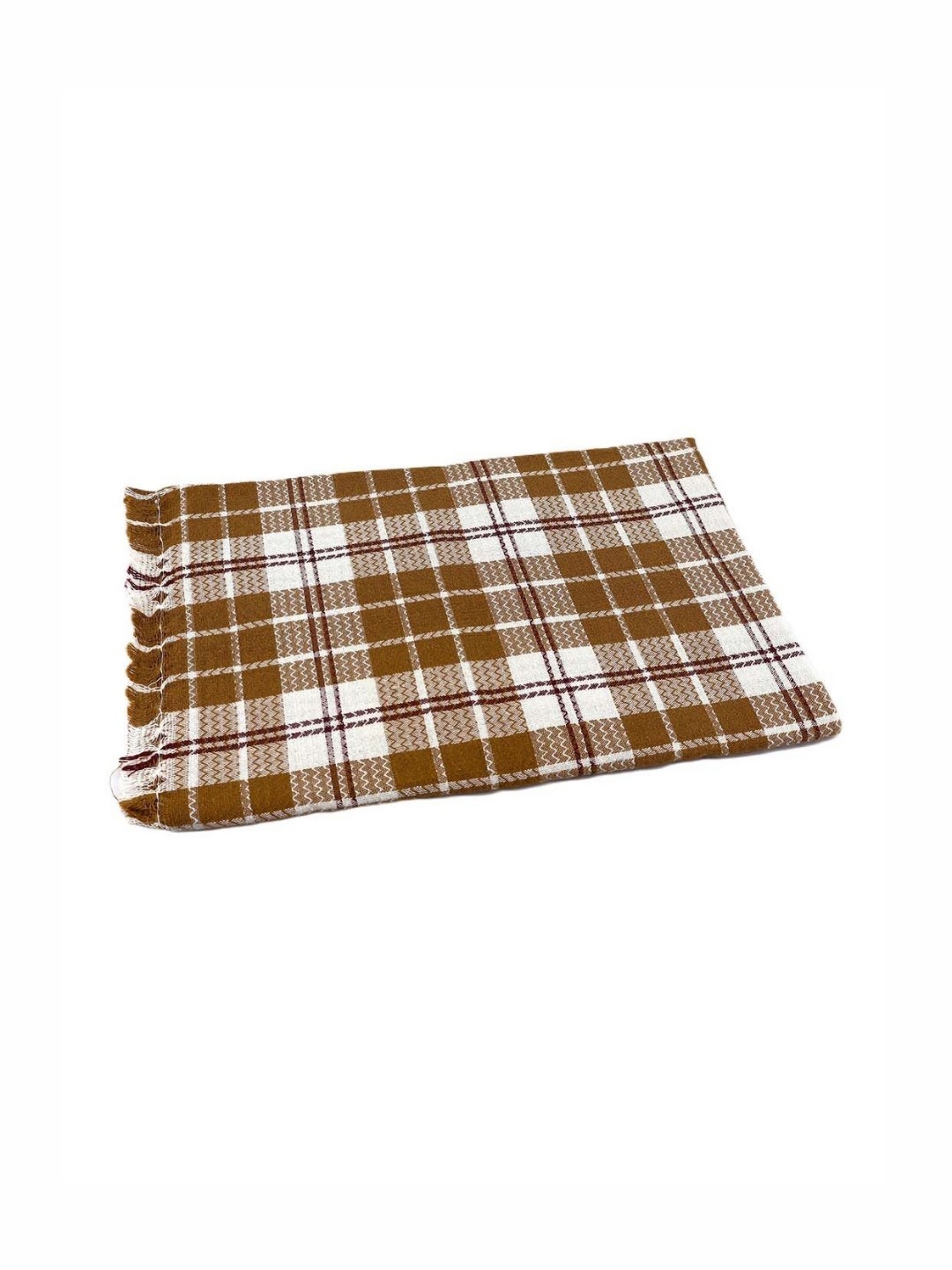 

BOMBAY DYEING Mustard & White Striped Pure Cotton 200 GSM Bath Towel