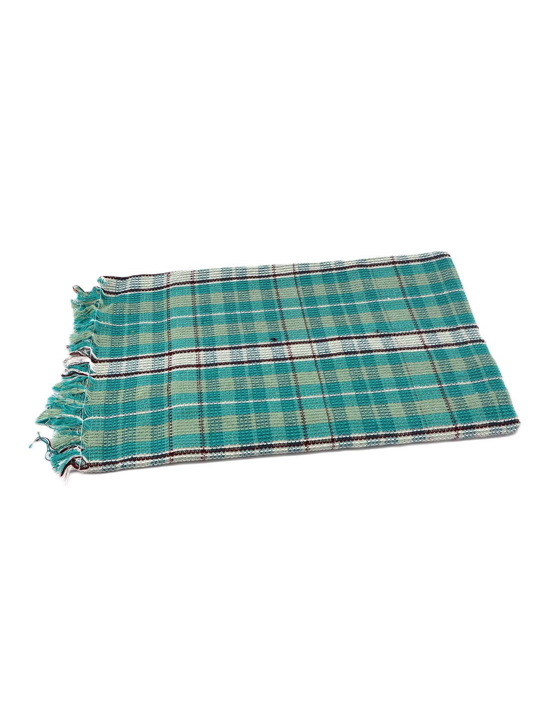 

BOMBAY DYEING Sea Green & White 1 Striped Pure Cotton 200 GSM Bath Towel
