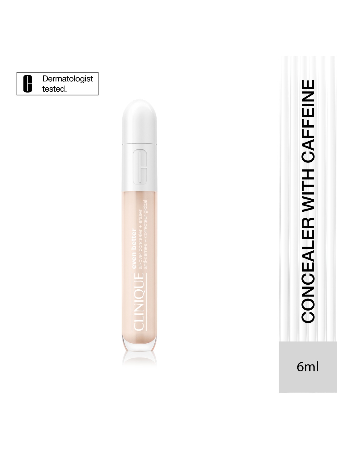 

Clinique Even Better All-Over Concealer+Eraser with Caffeine 6ml - Flax WN 01, Beige