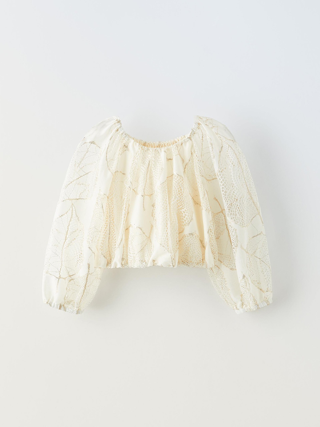 

ZARA Girls Top, Off white