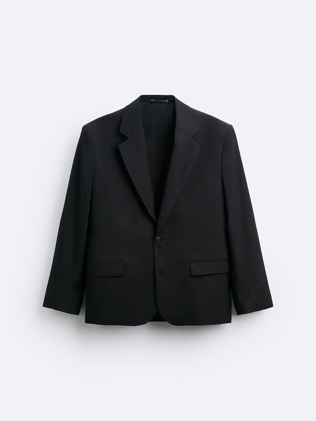 

ZARA Women Solid Blazer, Black