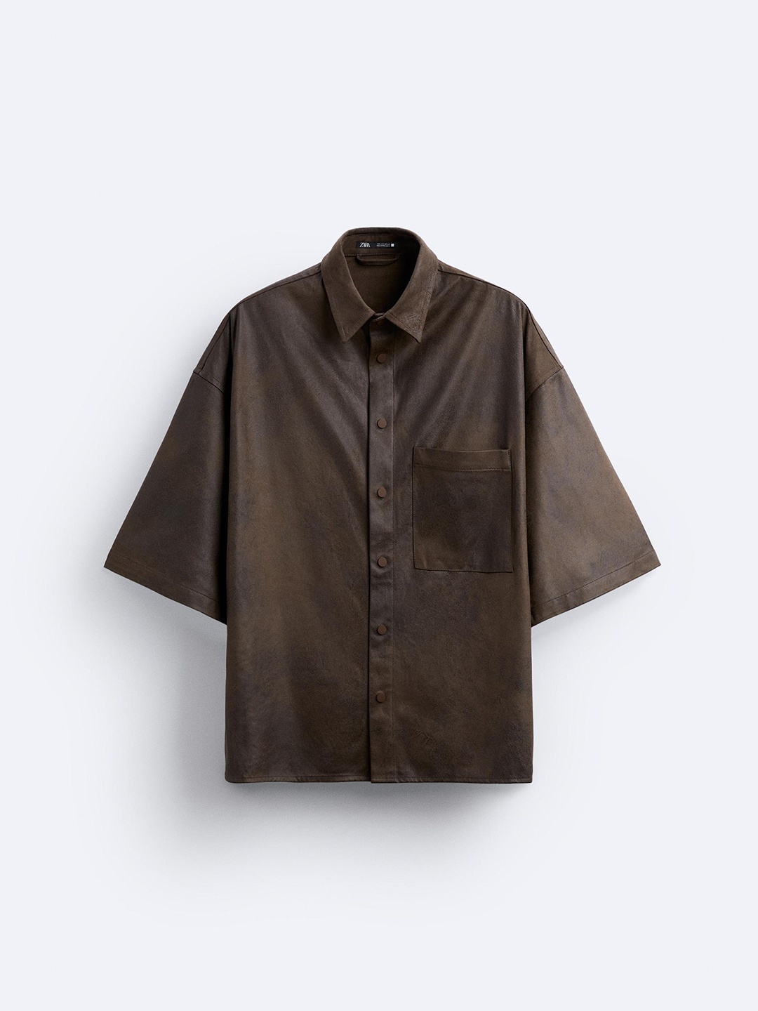

ZARA Men Casual Shirt, Brown