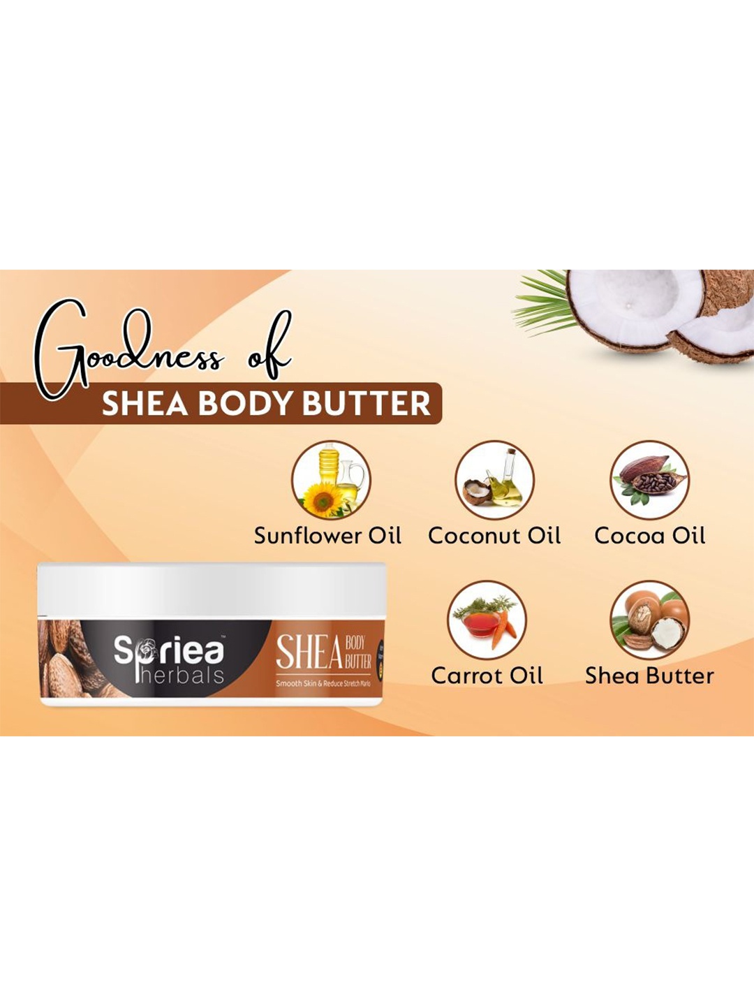 

Spriea Herbals Natural Nibble Butter- 25 g, Off white