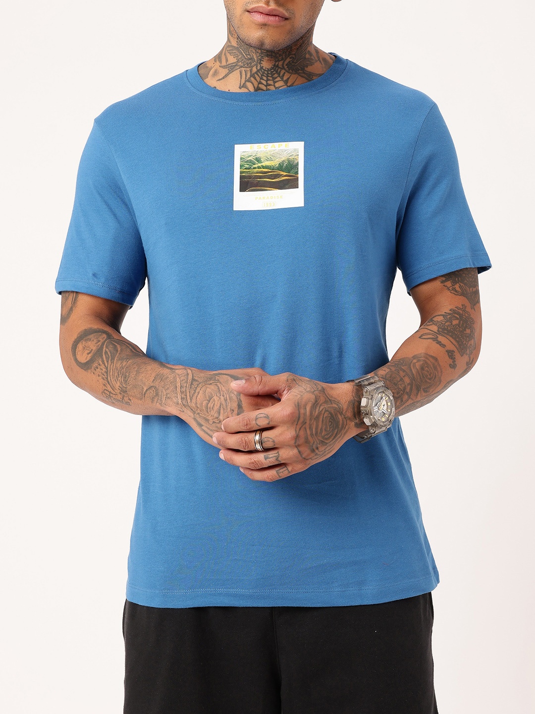 

Kook N Keech City Fresh Printed Casual T-shirt, Blue