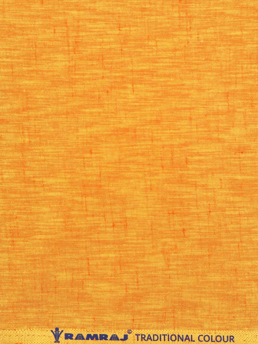 

Ramraj Men Solid Cotton Shirt Clothing Fabric, Mustard