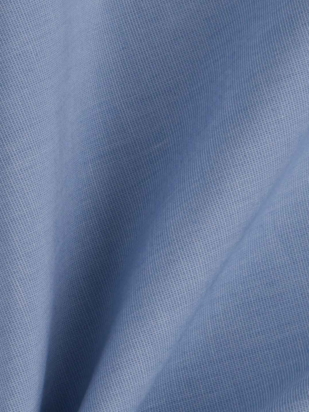 

Ramraj Men Solid Cotton Shirt Clothing Fabric, Blue