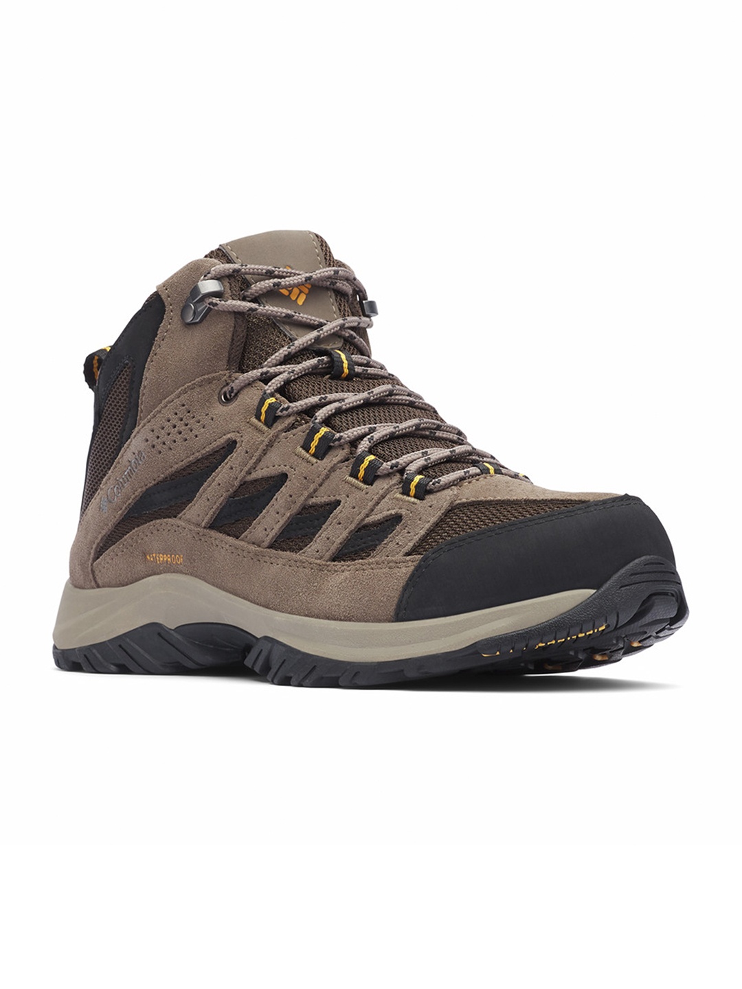 

Columbia Crestwood Mid Waterproof Men Hiking & Trekking Shoes, Brown