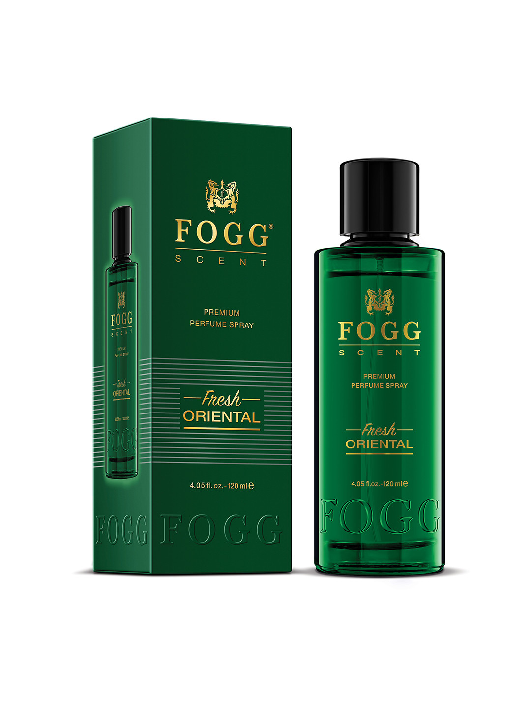 

Fogg Scent Fresh Oriental Premium Perfume Spray - 120ml, Green
