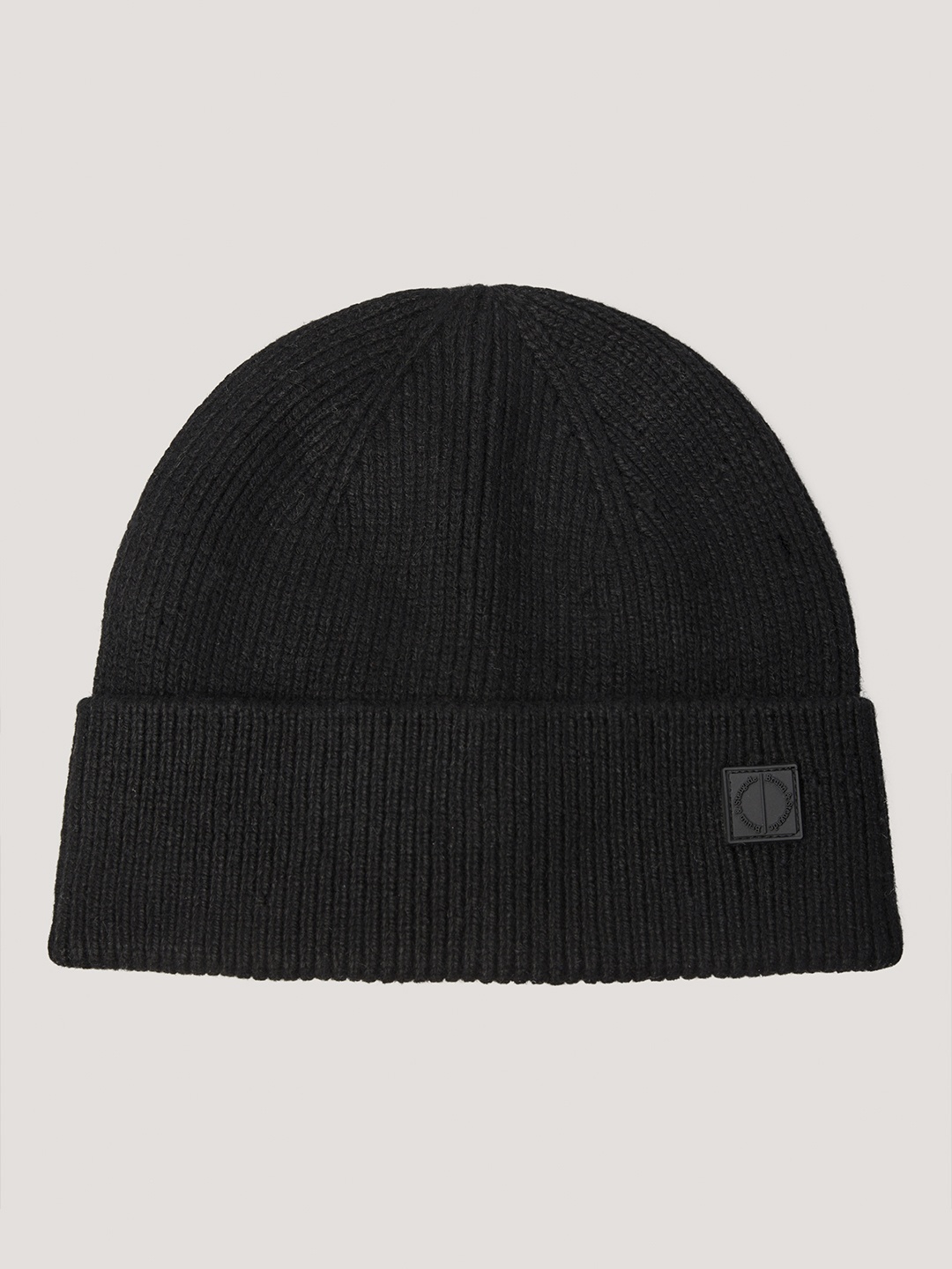 

Bruun & Stengade Men Self Design Beanie, Black