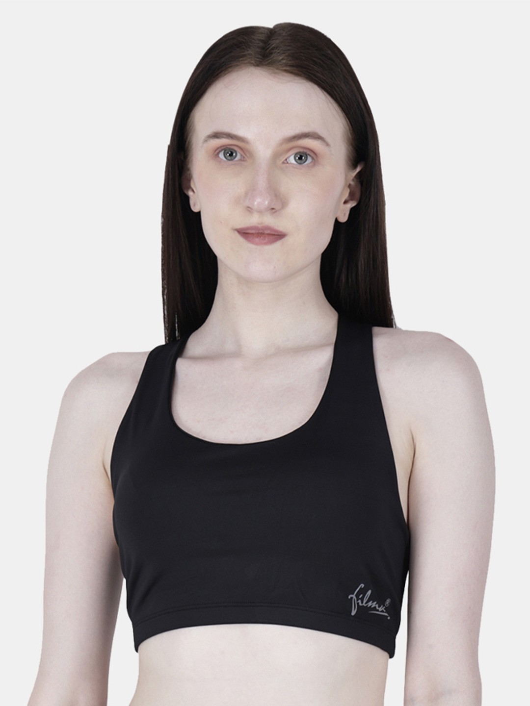 

FILMAX ORIGINALS Women Lightly Padded Workout Bra, Black