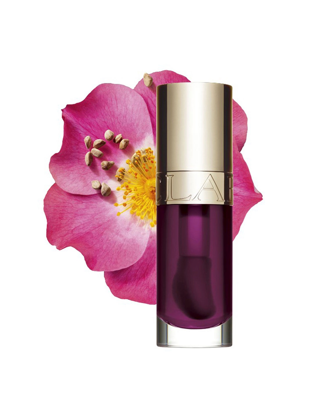 

CLARINS Lip Comfort Oil with Jojoba Oil 7ml - Plum 10, Magenta