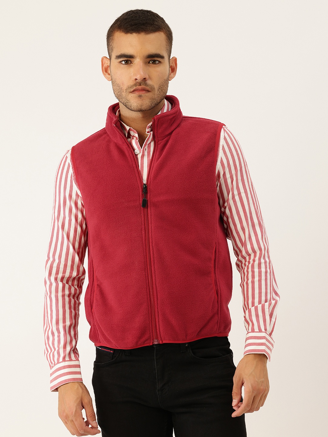 

StyleCast x Revolte Sleeveless Padded Jacket, Red