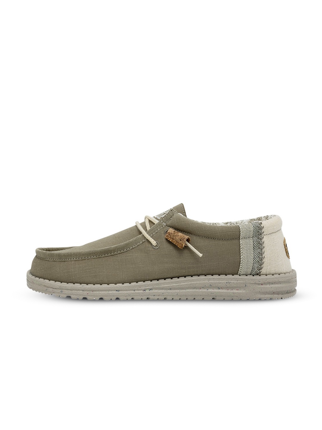 

HEYDUDE Men Wally Woven Design Slip-On Loafers, Olive