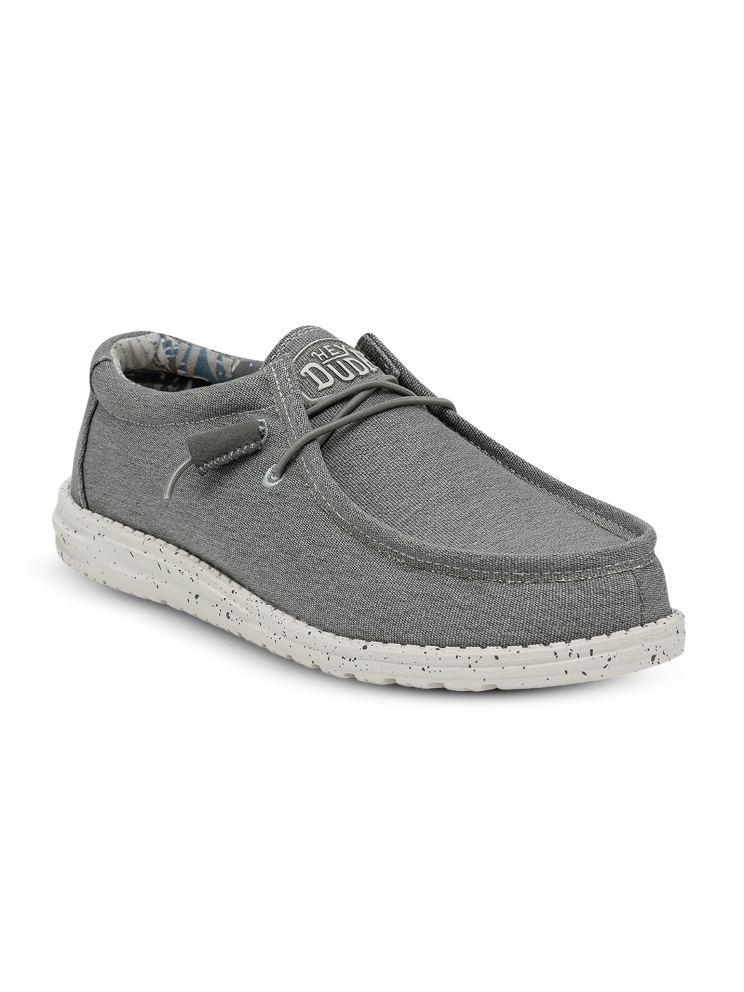 

HEYDUDE Men Wally Canvas Stretch Solid Slip-On, Olive