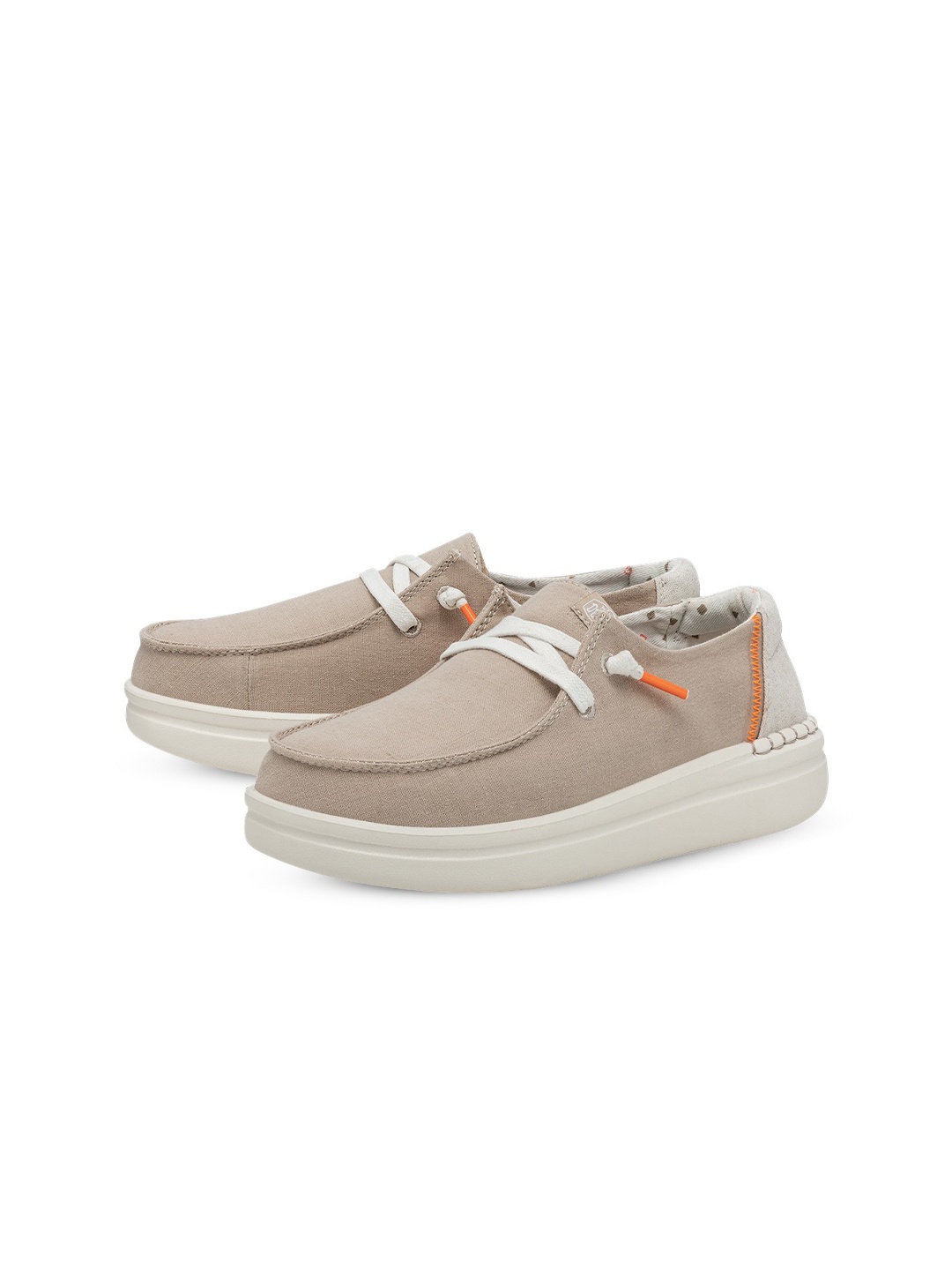 

HEYDUDE Women Wendy Stitched Fashion Slip-On, Brown