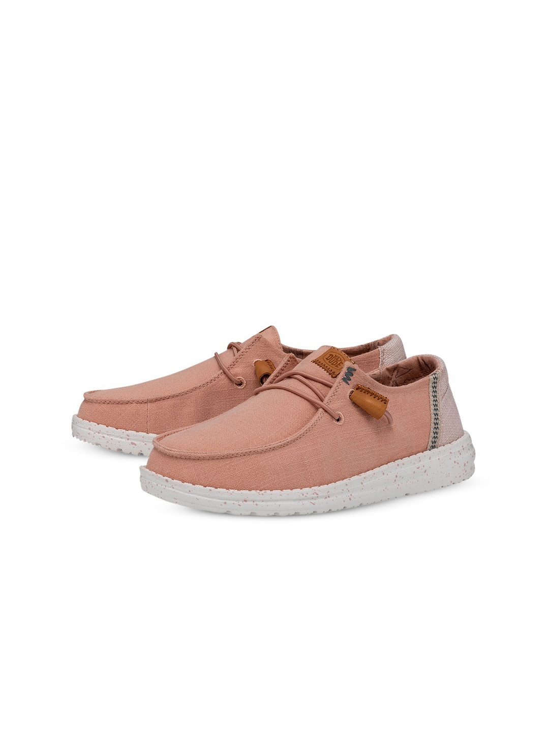 

HEYDUDE Women Wendy Woven Design Fashion Slip-On, Pink