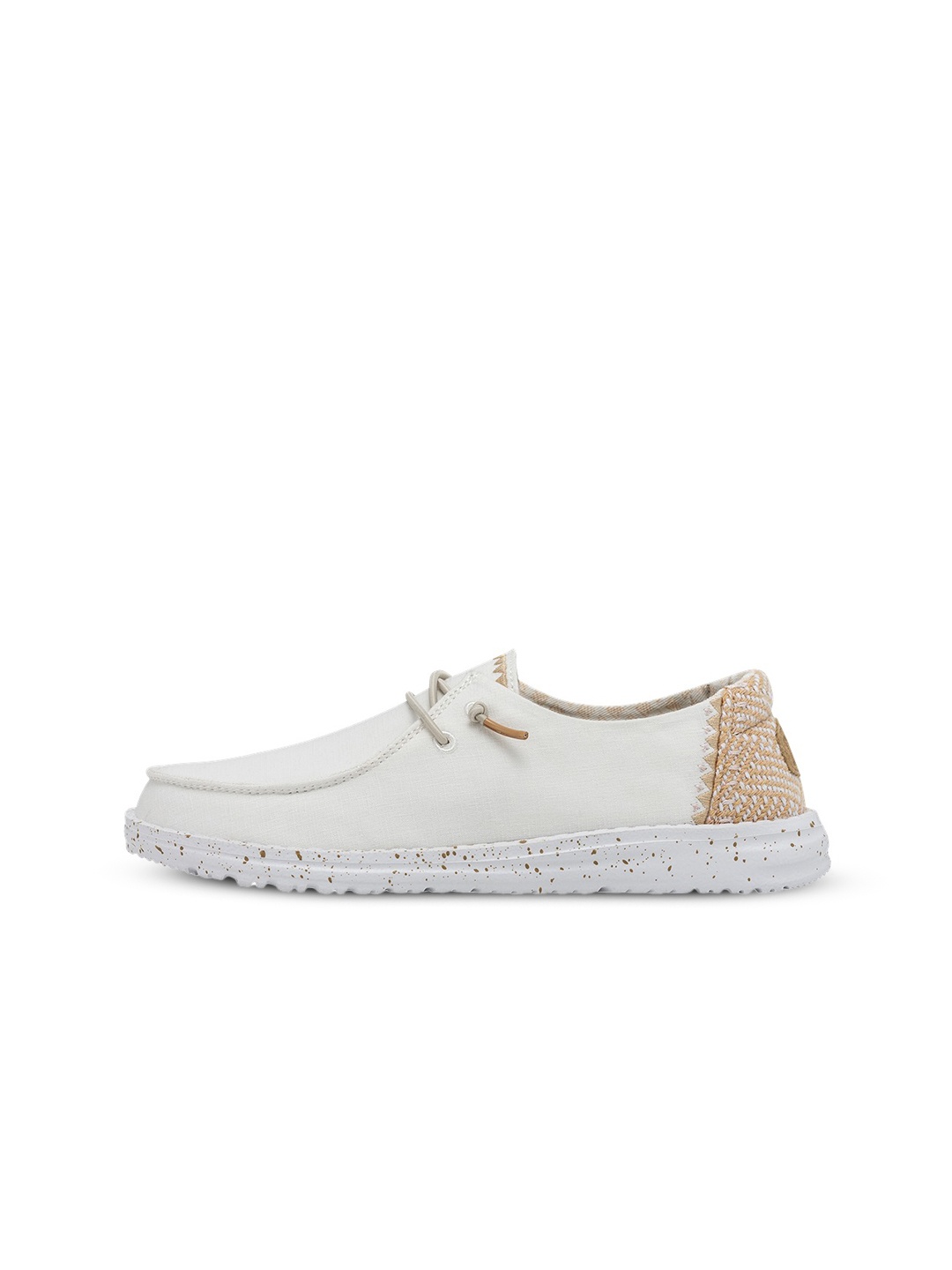 

HEYDUDE Women Wendy Woven Design Slip-On, White