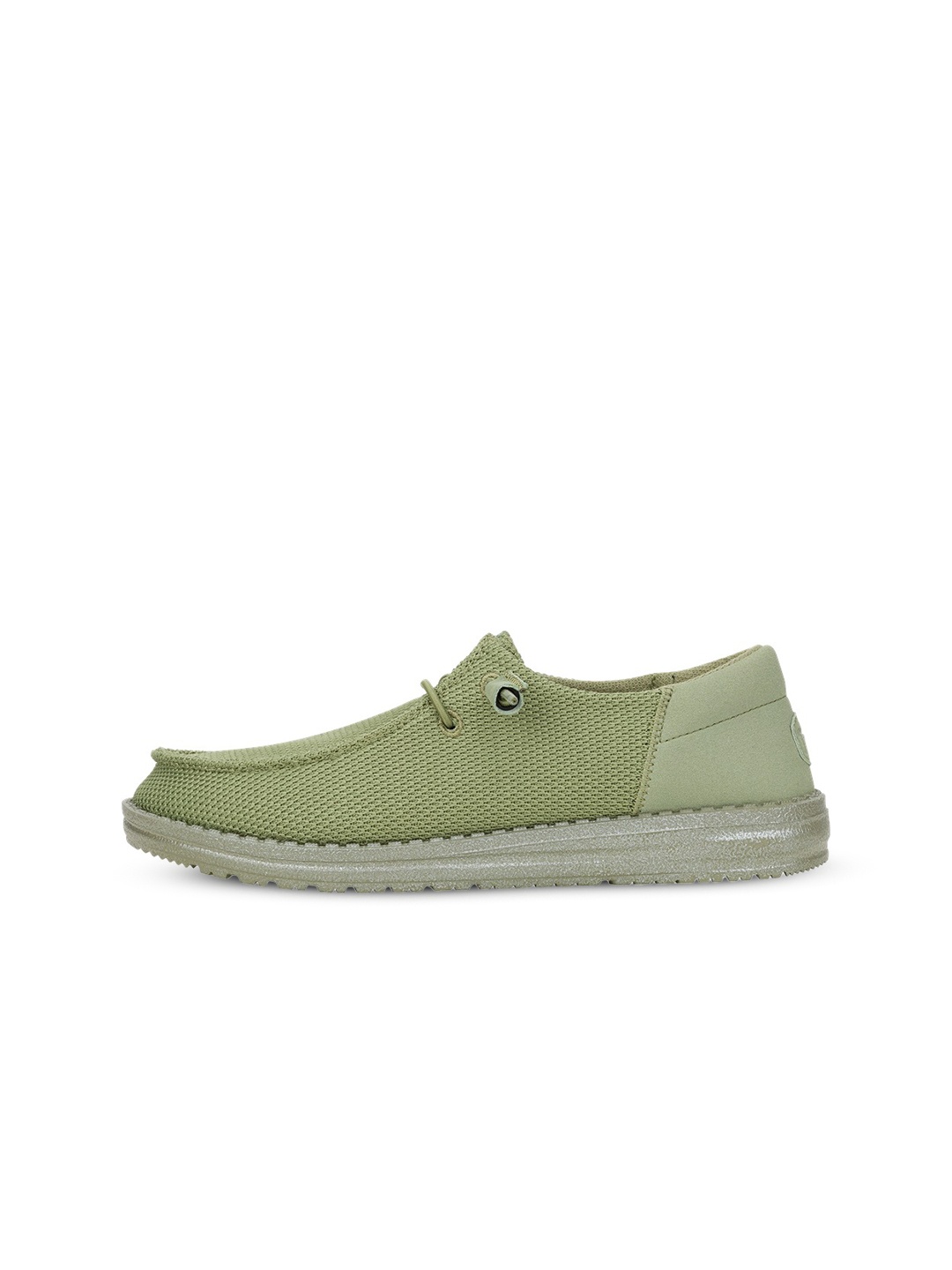 

HEYDUDE Women Wendy Solid Round Toe Slip-On, Olive