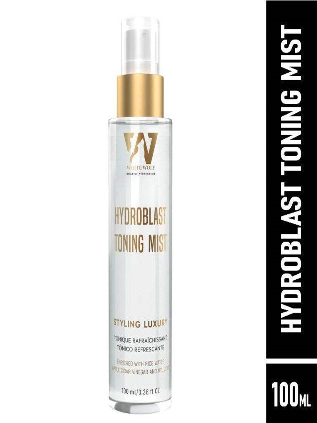 

White Wolf Hydroblast Toning Mist With Hyaluronic Acid - 100 ml, Transparent