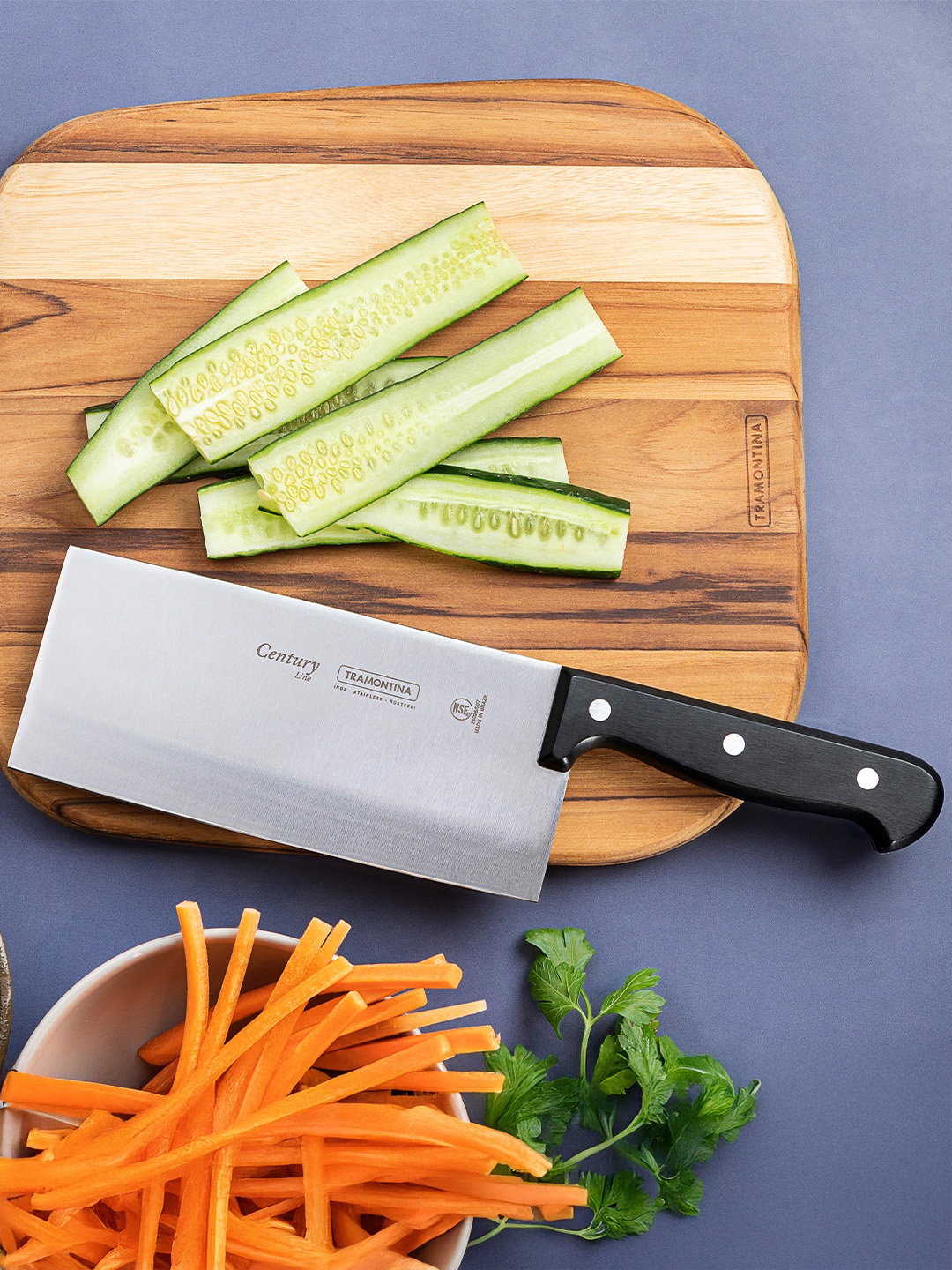 

Tramontina Century Black & Silver-Toned Stainless Steel Knife