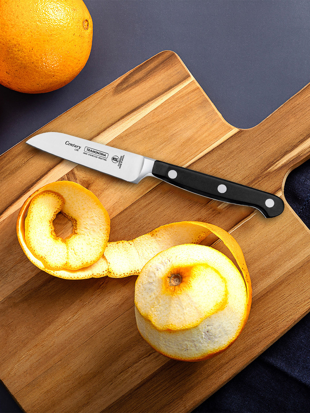 

Tramontina Century Black & Silver-Toned Stainless Steel Knife