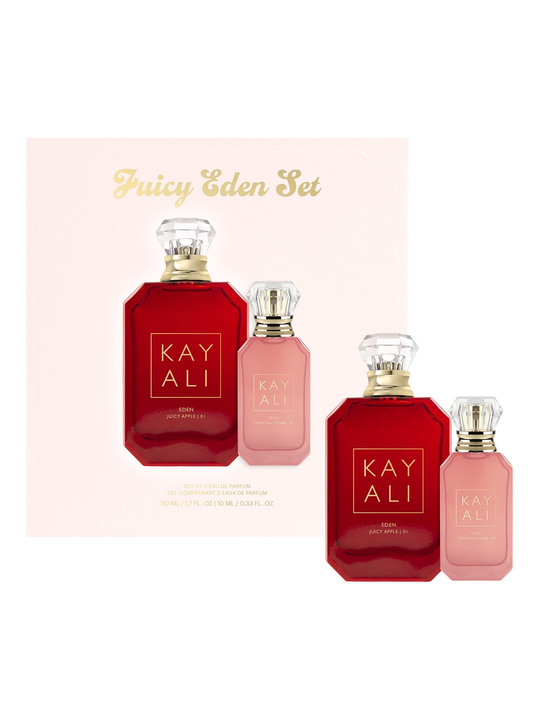 

Kayali Juicy Eden Eau de Parfum Set, Red