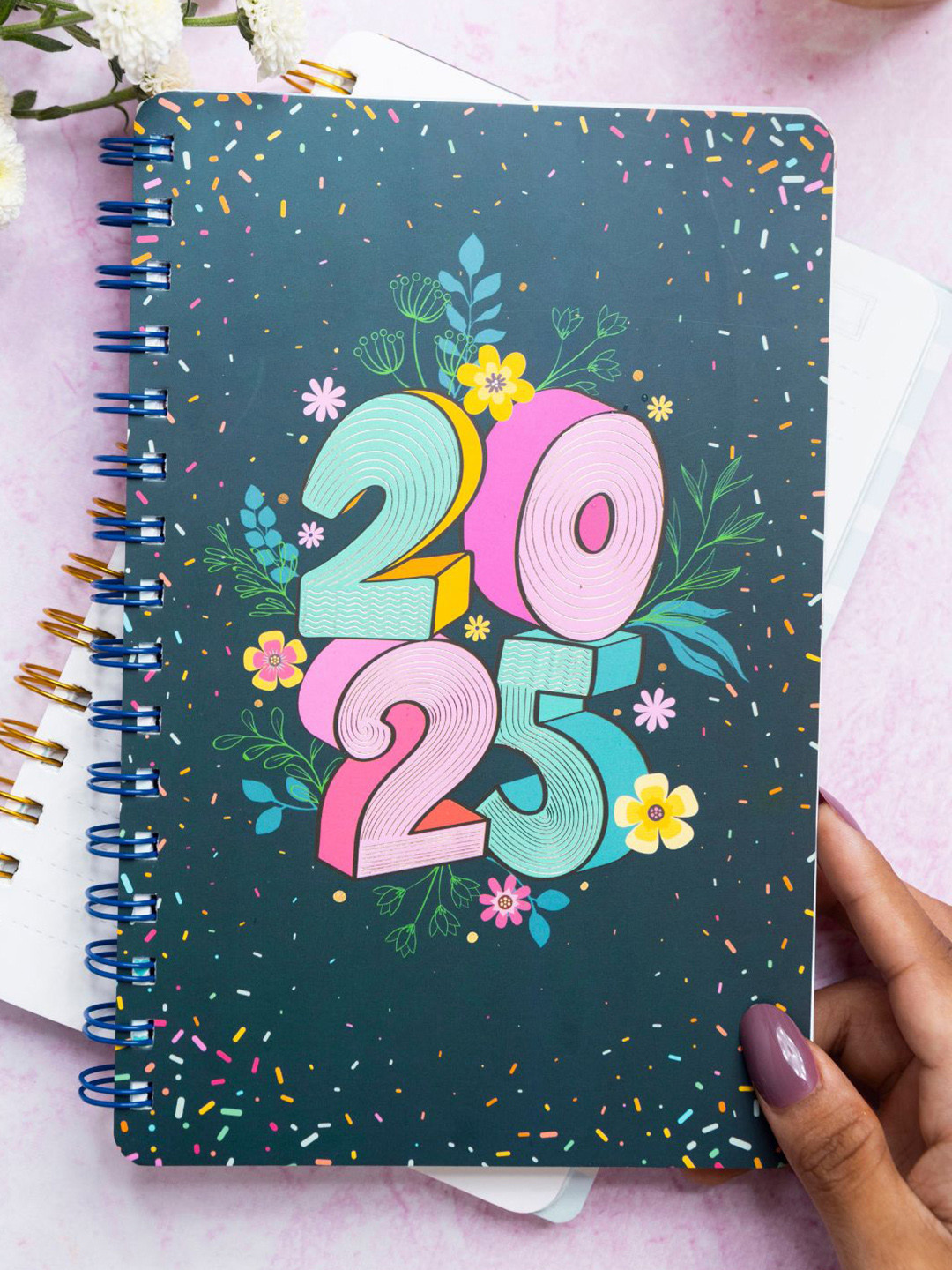 

Doodle Green and Pink Self Design Planner Stationery