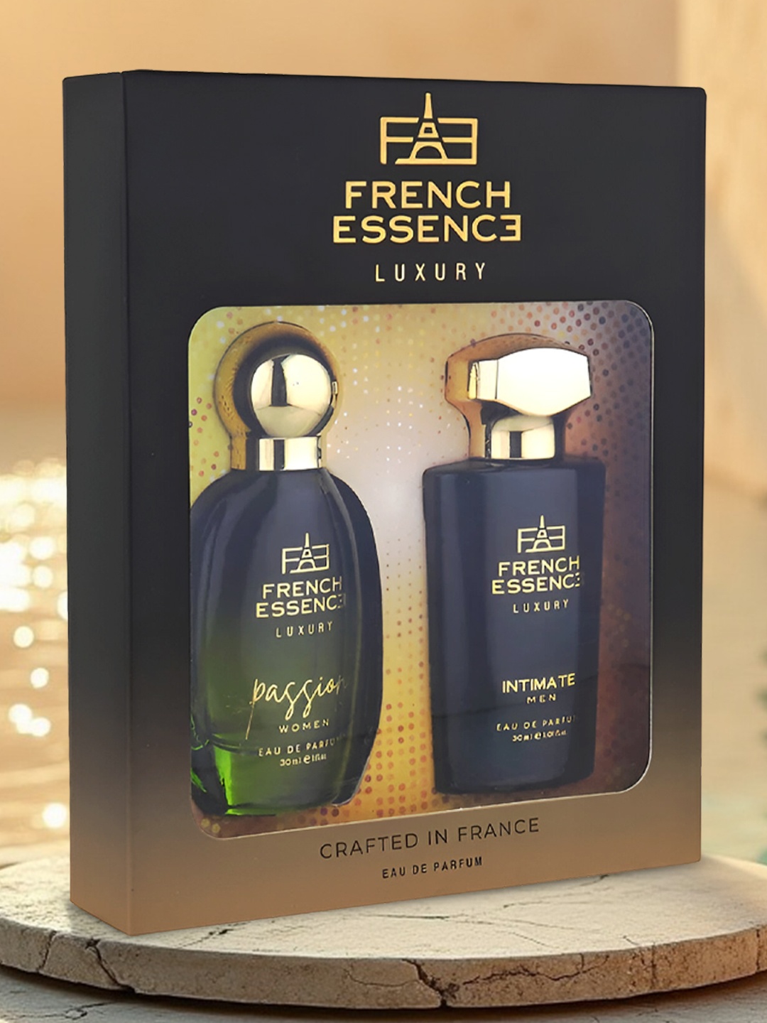 

FRENCH ESSENCE Set Of 2 Passion & Intimate Eau De Parfum - 30 ml Each, Multi