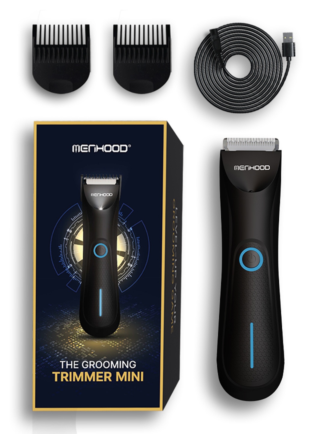 

MENHOOD Men Trimmer Mini -Black