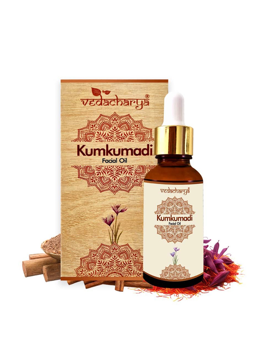 

Vedacharya Kumkumadi Facial Oil- 30 ml, Yellow