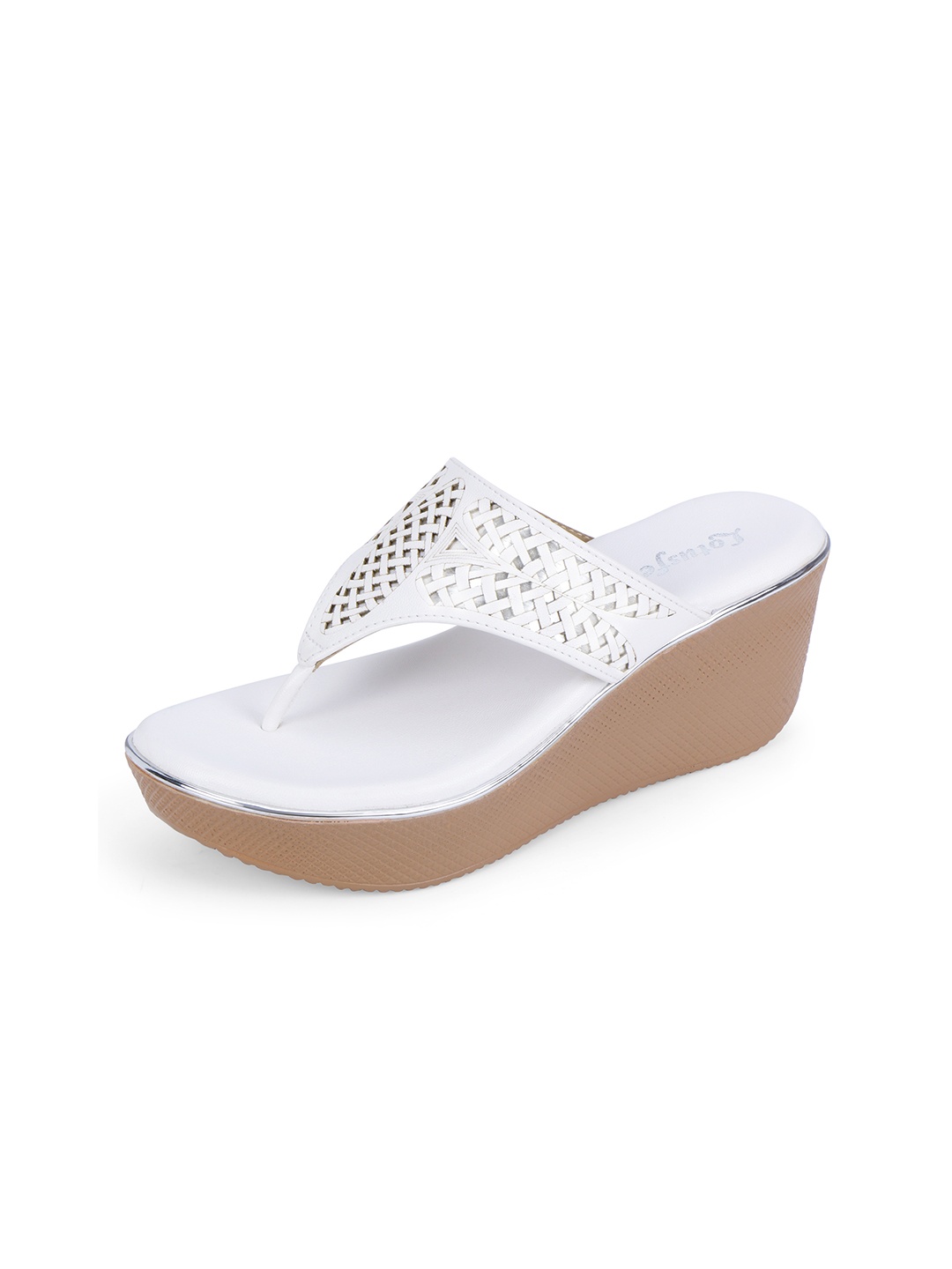 

Lotusfeet Women Platform Open Back Sandals, White