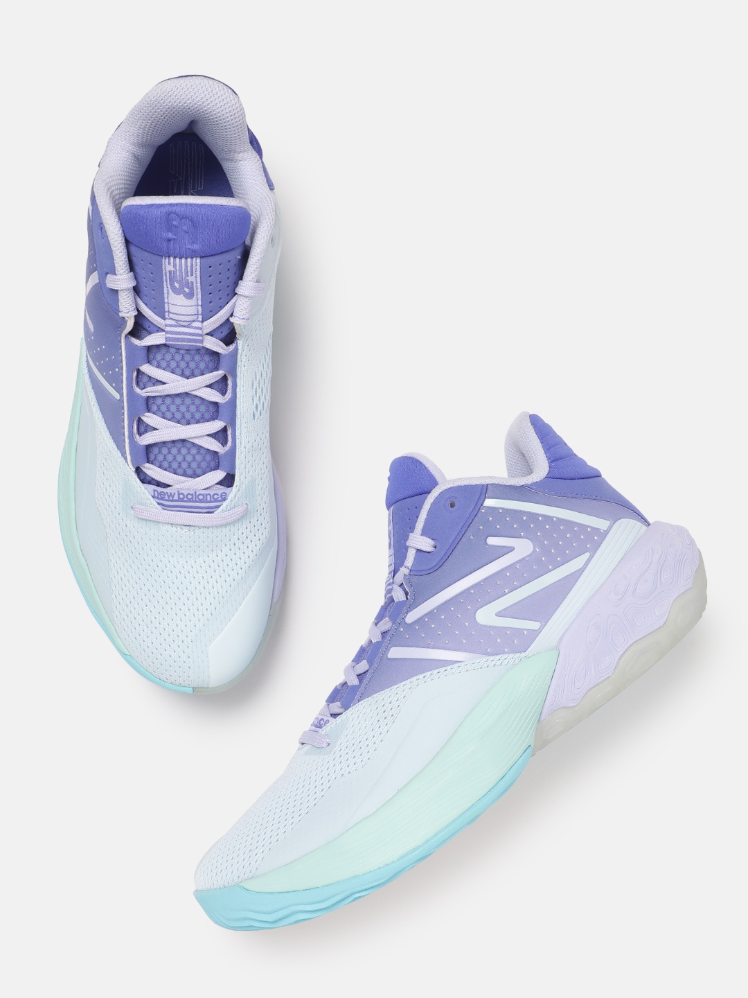 

New Balance Men BB Two Way Basketball Shoes, Blue