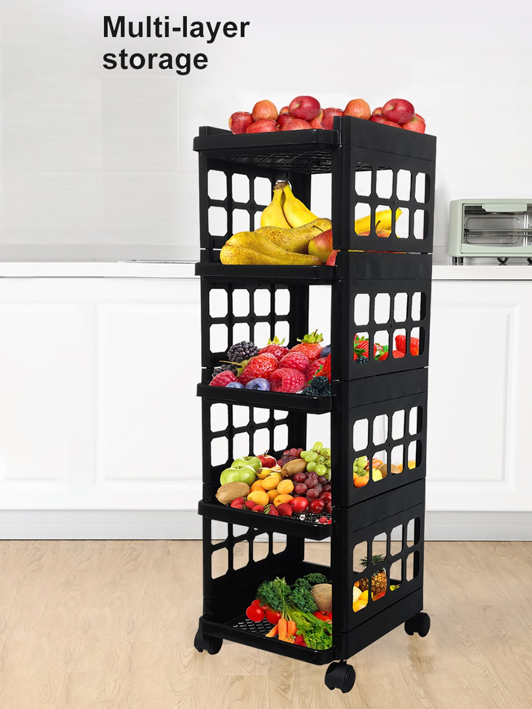 

Urban Choice Black Trolley Organiser