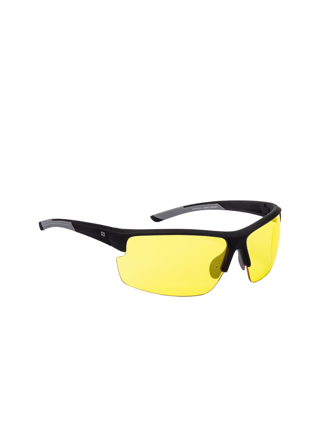 

Vincent Chase Unisex Rectangle Sunglasses with UV Protected Lens 222353, Yellow