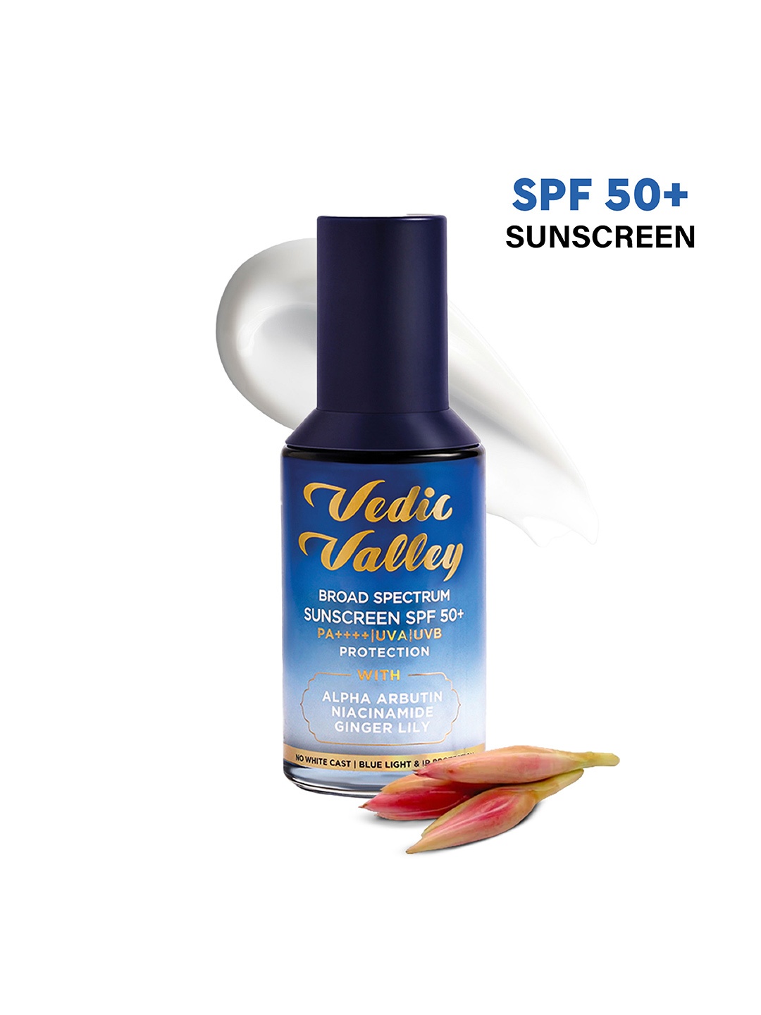 

Vedic Valley SPF 50PA++++ Broad Spectrum Sunscreen- 30 ml, Blue