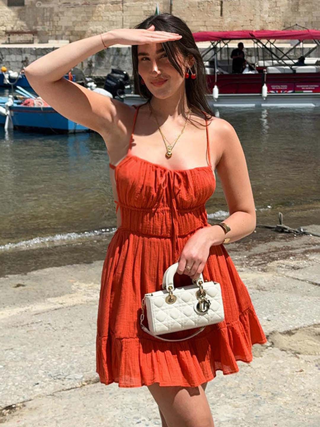 

LULU & SKY Women Dress, Orange