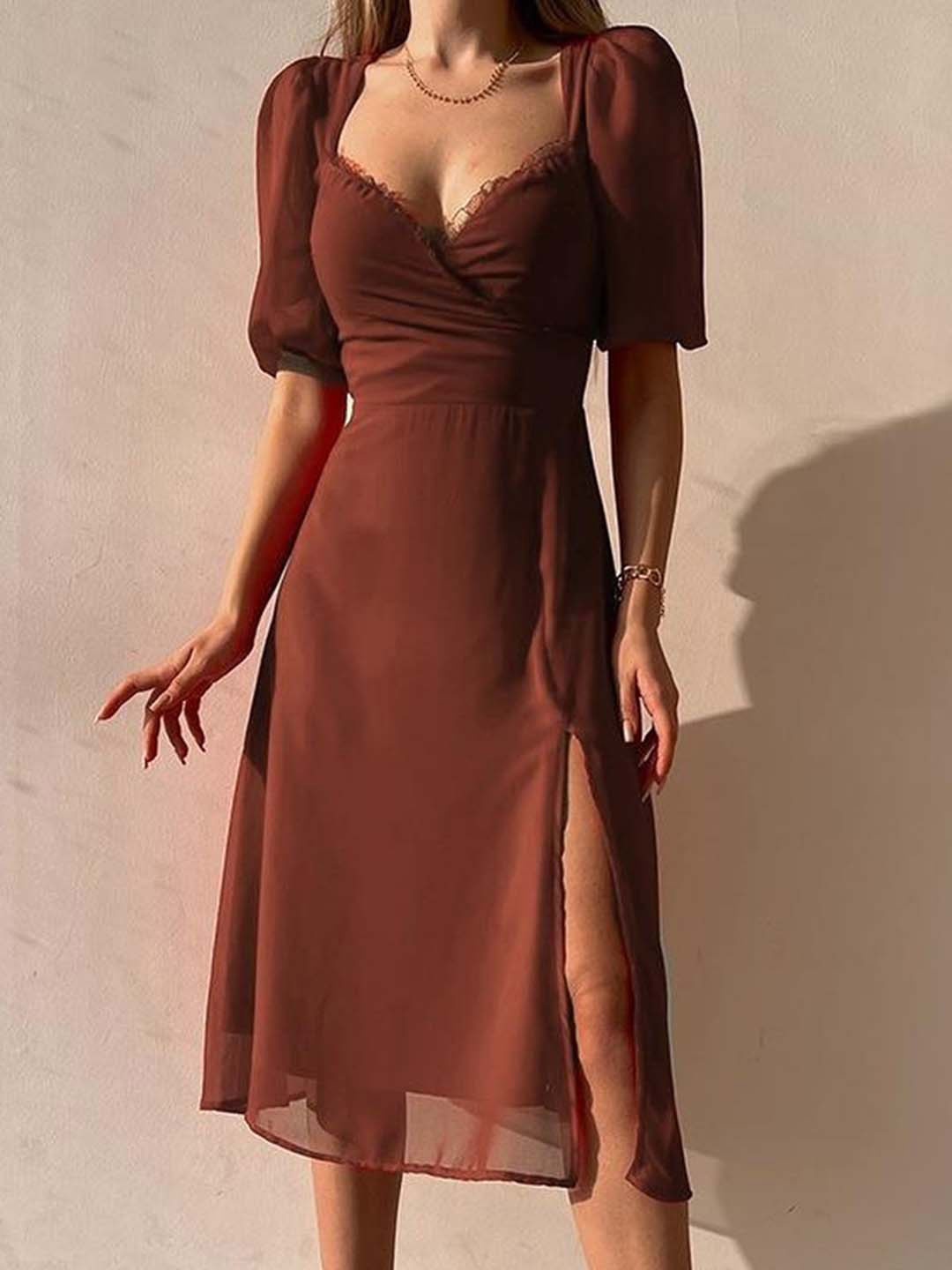 

LULU & SKY Dress, Brown